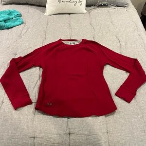 Men’s Converse Red Long Sleeve Top